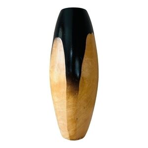Vase Beautiful Organic Vase Real Wood Vase Contemporary Style Brown Tan Vase